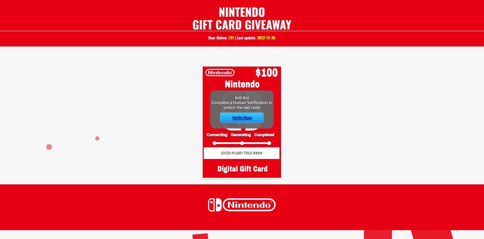 FREE Nintendo eShop Gift Card Codes 2023 Product Information