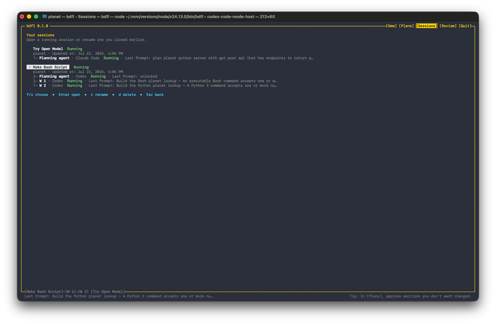 BDFL - Benevolent Delegator for LLMs screenshot 6