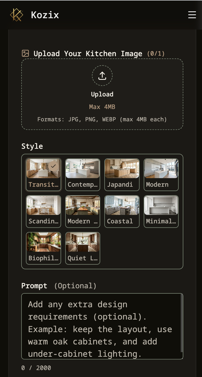 Kozix - Screenshot 2 showing product features and functionality