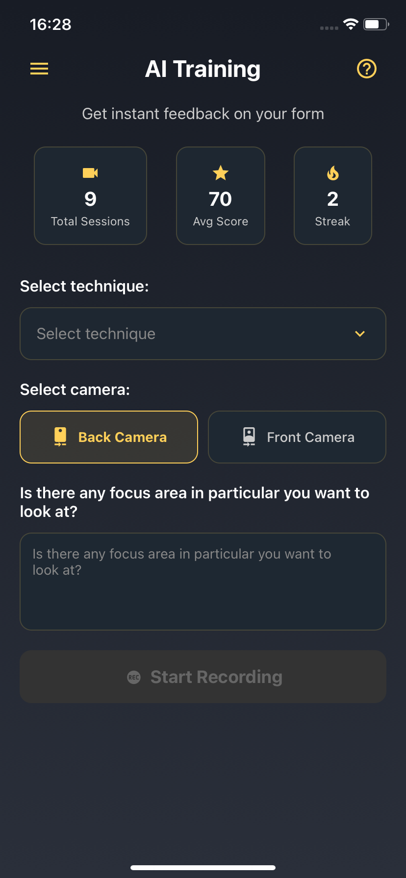 SensAI.PT - AI personal trainer gallery image