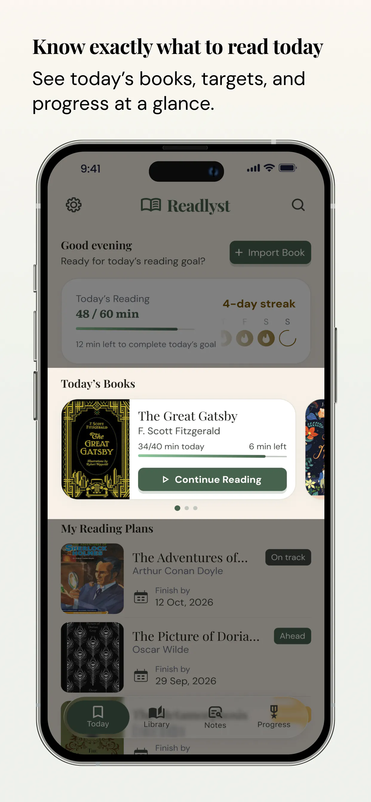 Readlyst — Read more. Finish more. gallery image