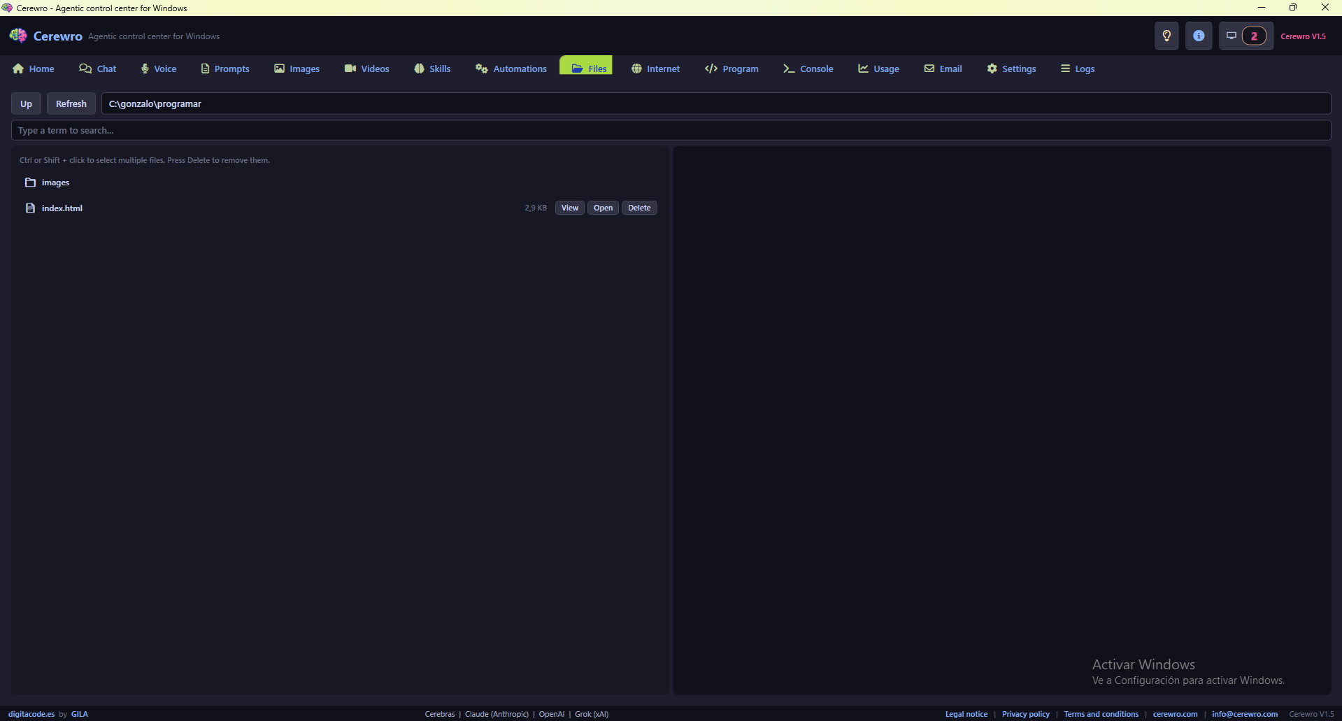 Cerewro: Windows AI Agent gallery image