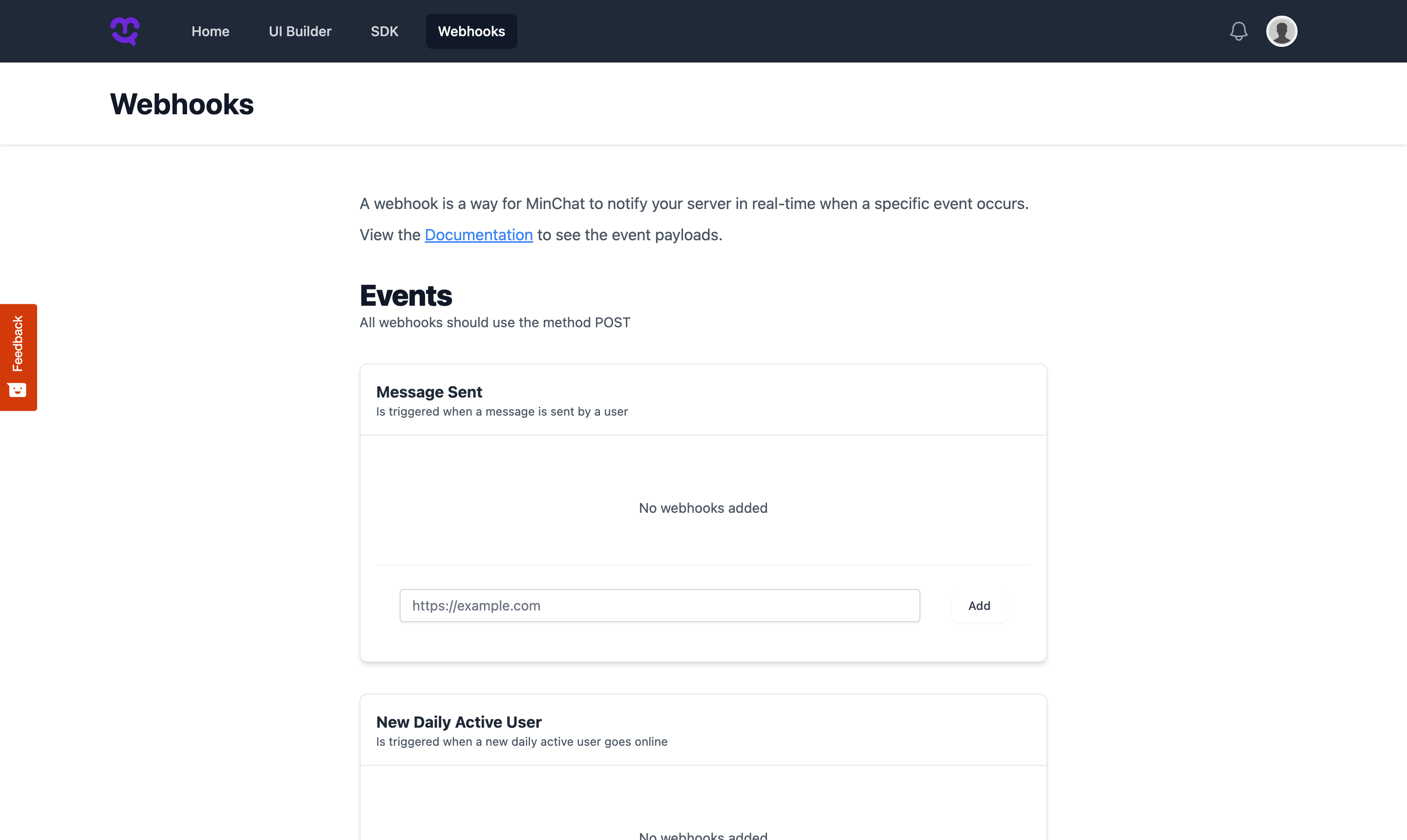 Michat Chat SDK y API media 2