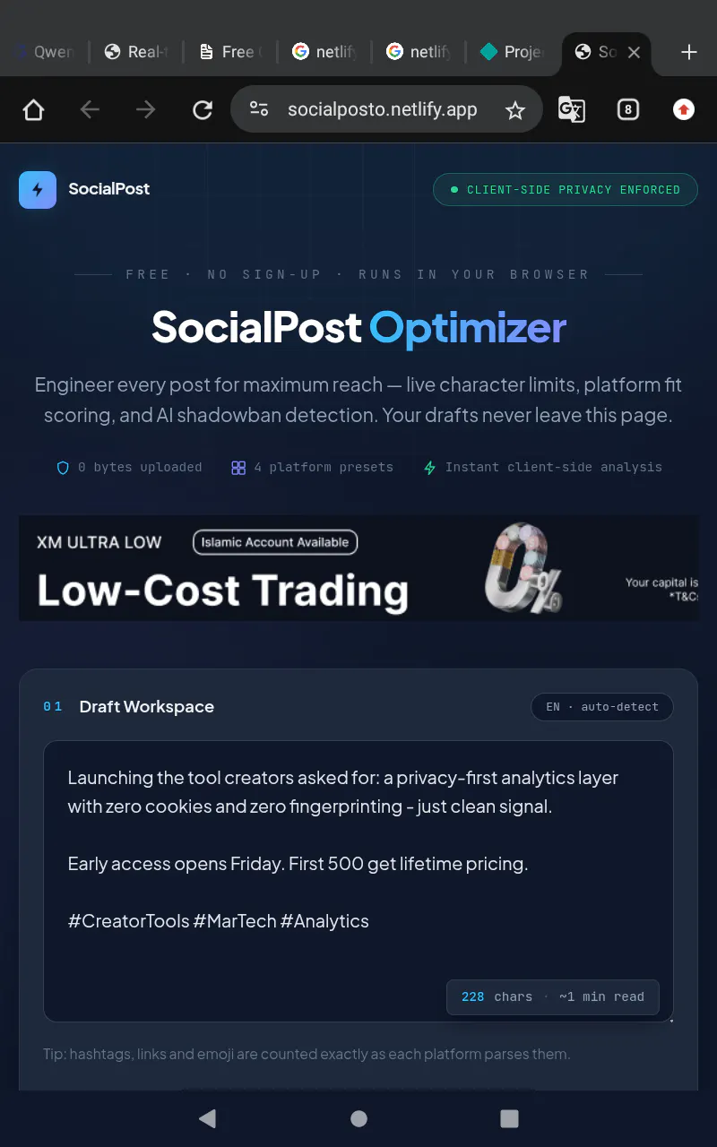 SocialPost Optimizer gallery image