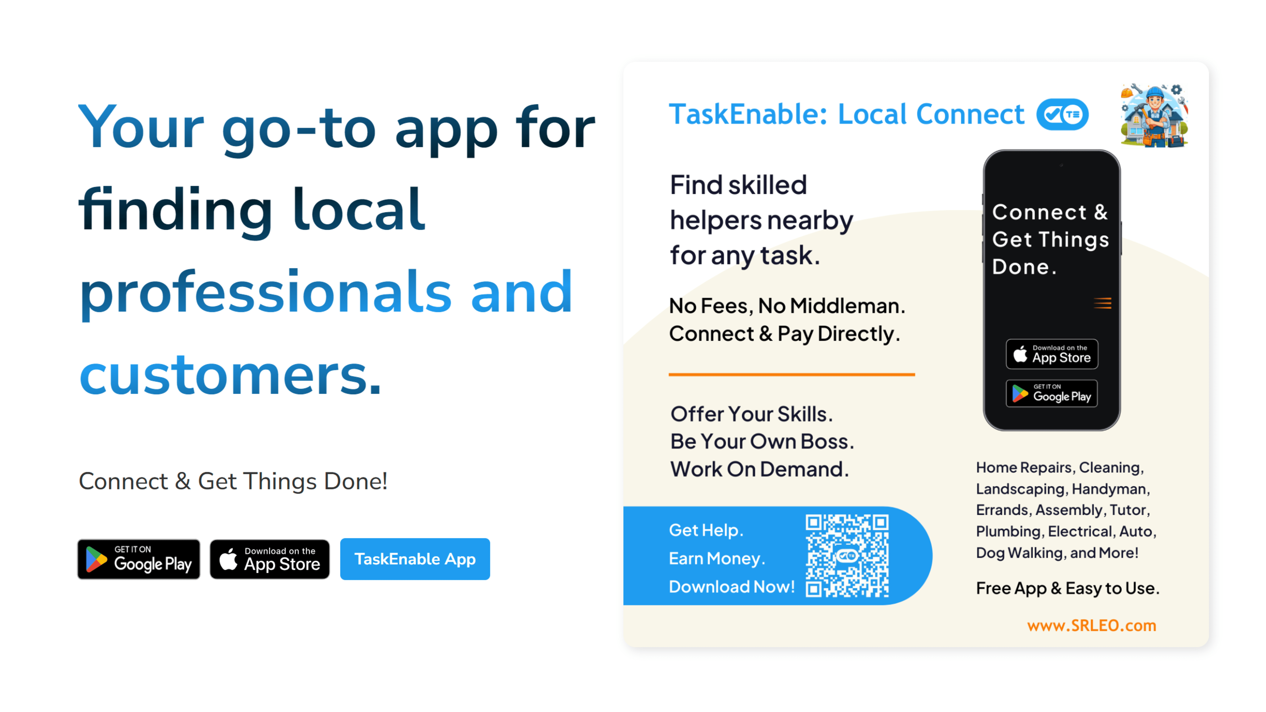 Mídia 1 de Taskenable: Local Connect