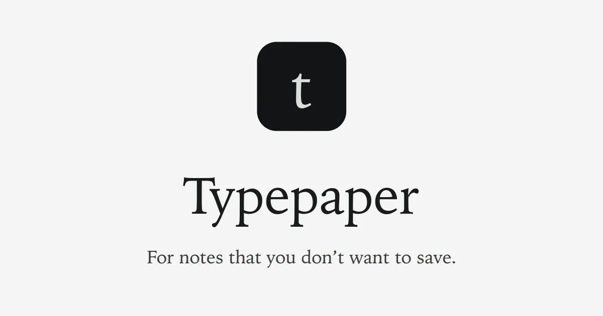 Typepaper gallery image