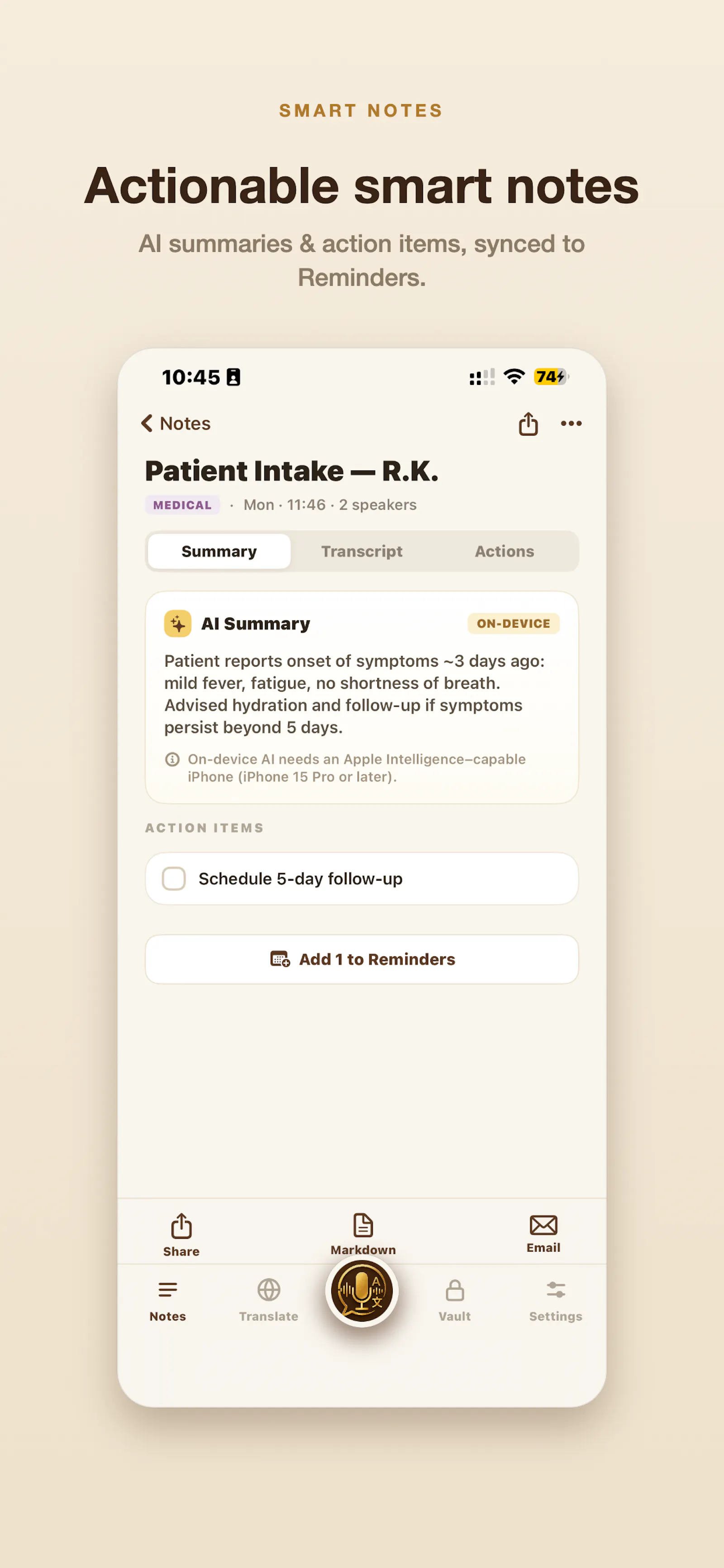 Minimo Voice Translate & Transcribe screenshot 4