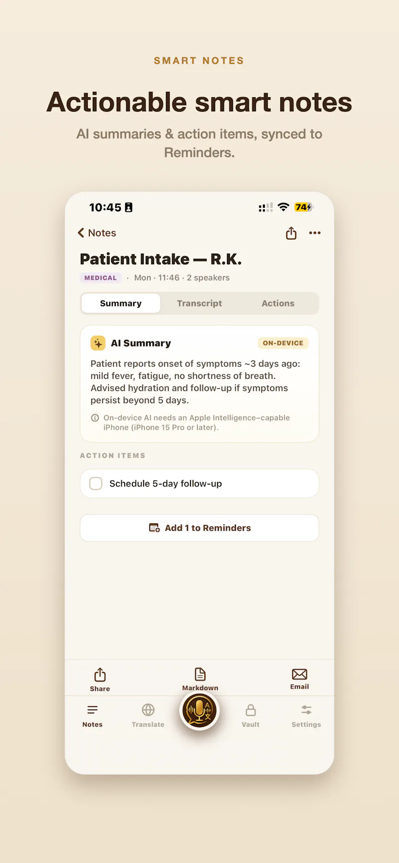 Minimo Voice Translate & Transcribe screenshot 4