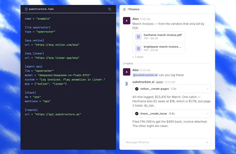 Substructure screenshot 1