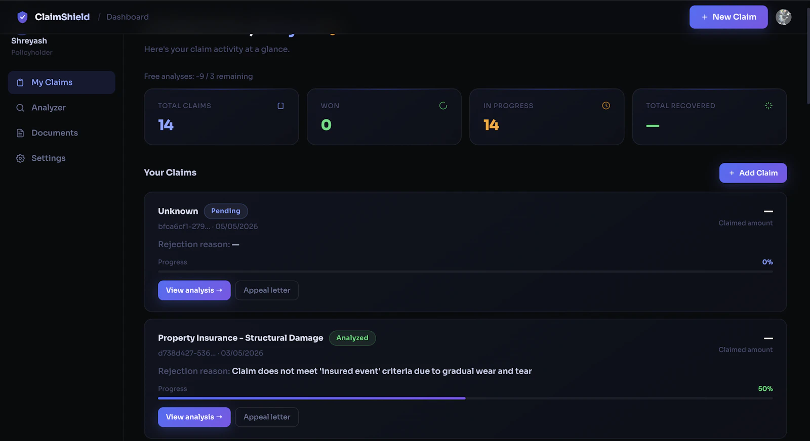 ClaimShield screenshot 4