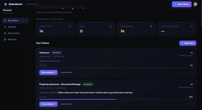ClaimShield screenshot 4