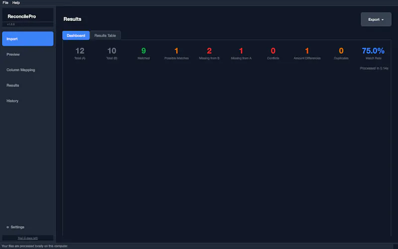 ReconcilePro screenshot 3