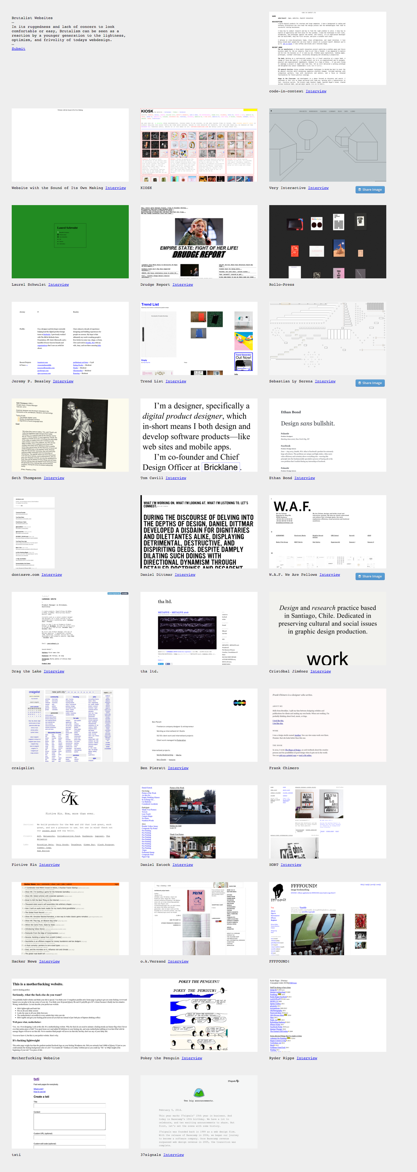 Brutalist Websites gallery image