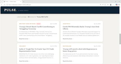 PULSE NEWS Intelligent Media Analysis gallery image