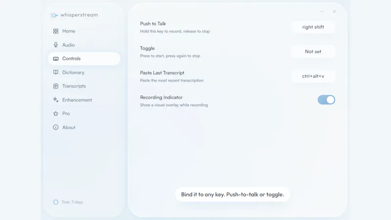 Whisperstream screenshot 5