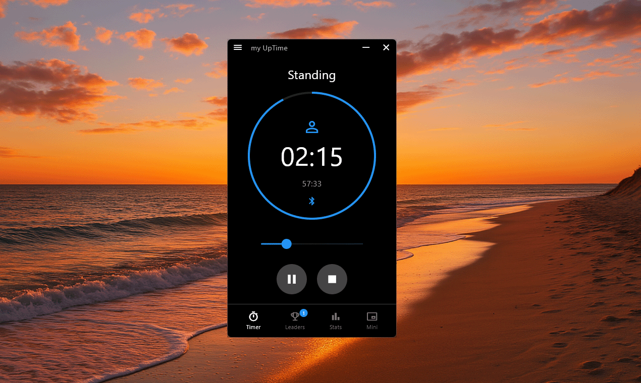 my UpTime - Main screenshot showing features and interface