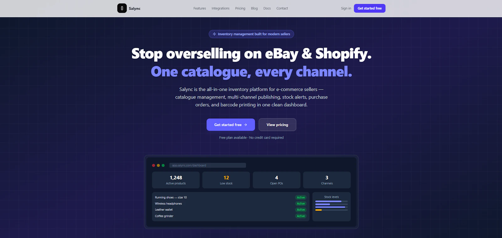 Salync - Stock Management screenshot 2