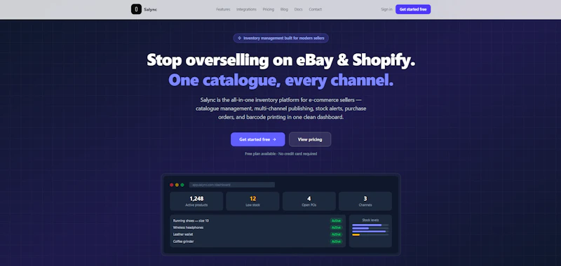 Salync - Stock Management screenshot 2