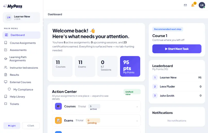 Mypass LMS Community Edition screenshot 4