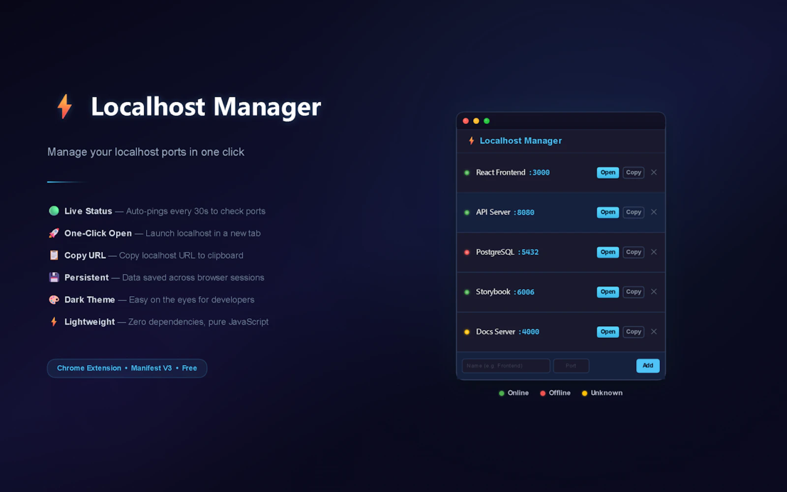 Chrome Extension screenshot 1