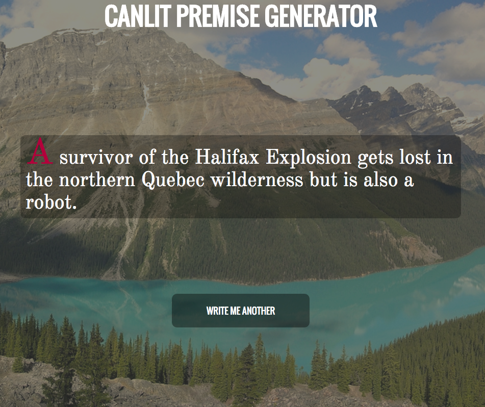 CanLit Generator