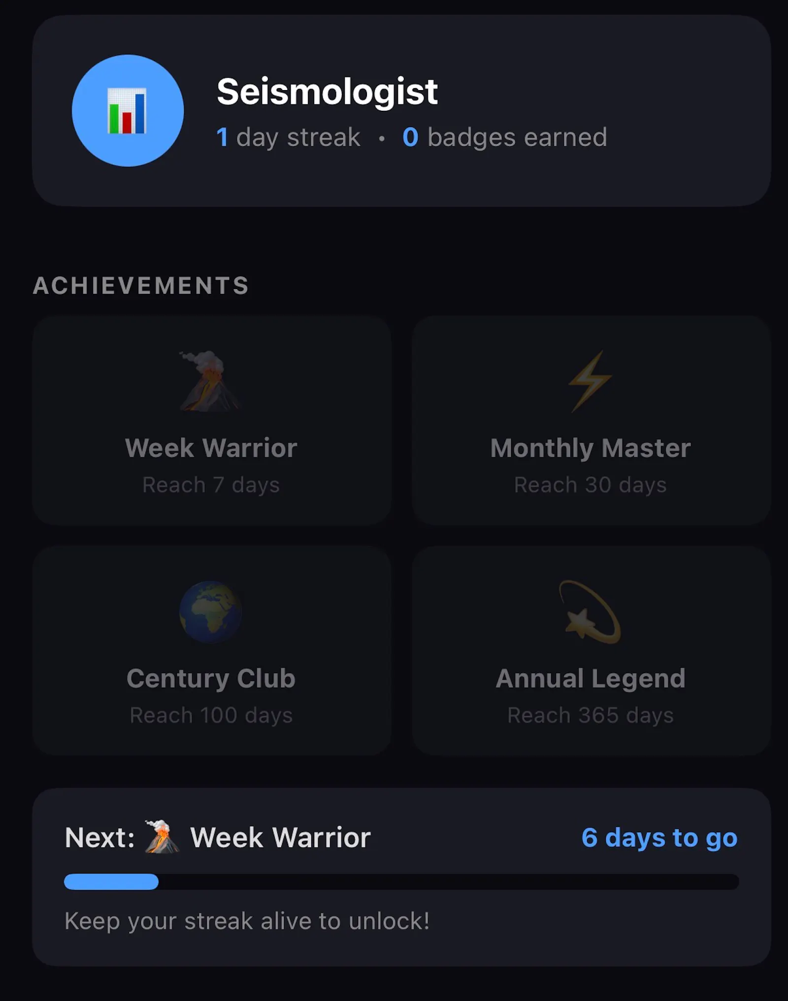 Tremor — Earthquake Tracker screenshot 4