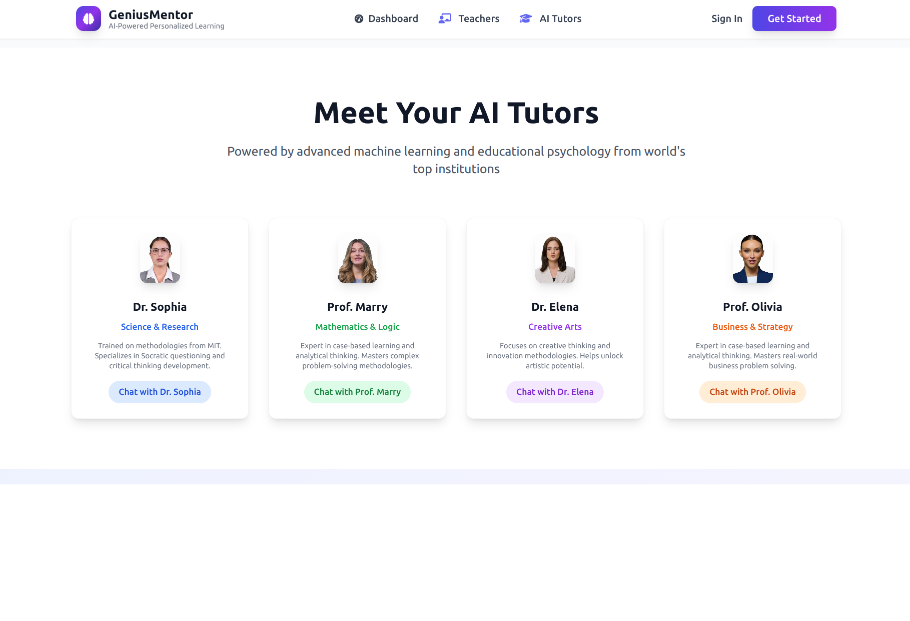 Geniusmentor AI gallery image