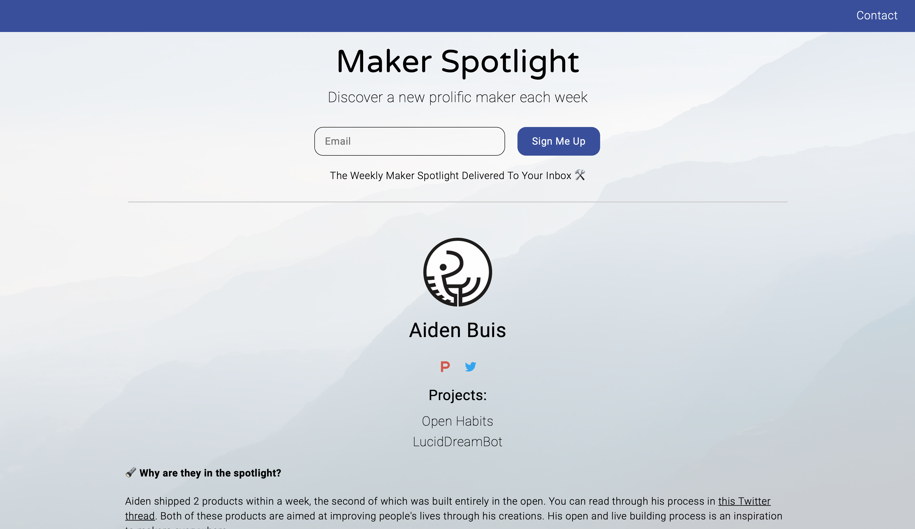 Maker Spotlight gallery image
