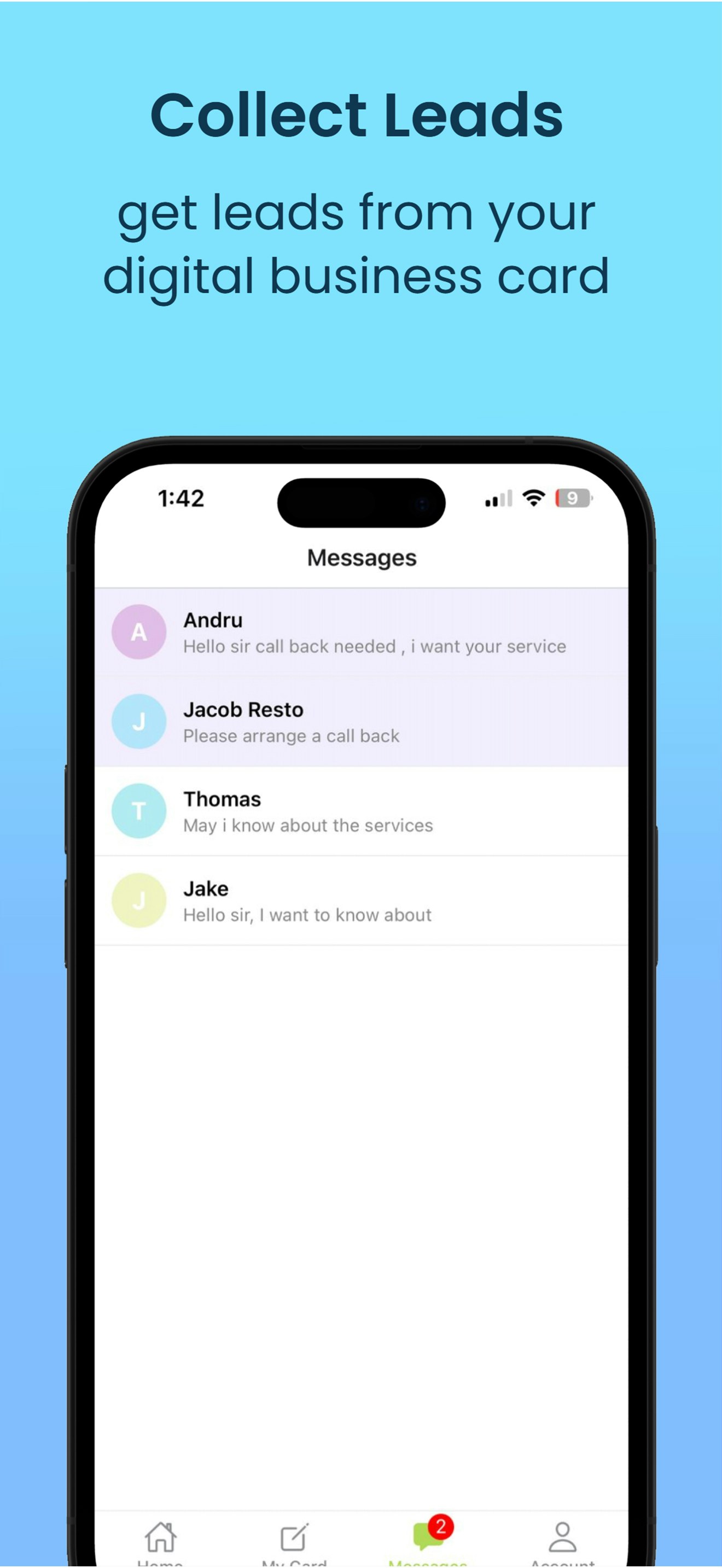 Cardfolio - Create free digital business card media 5