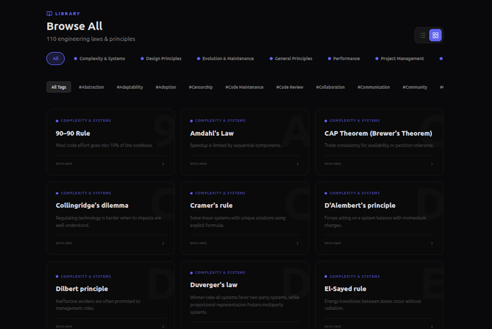 DevLaws screenshot 2