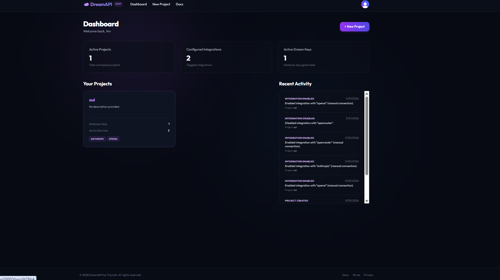 DreamAPI gallery image