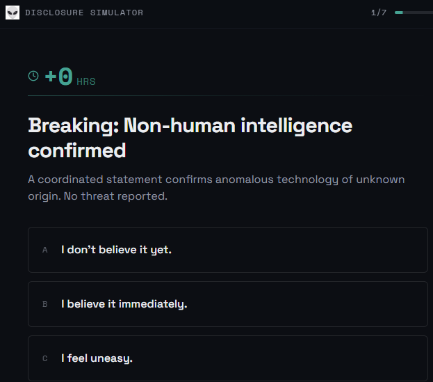 Disclosure Simulator gallery image
