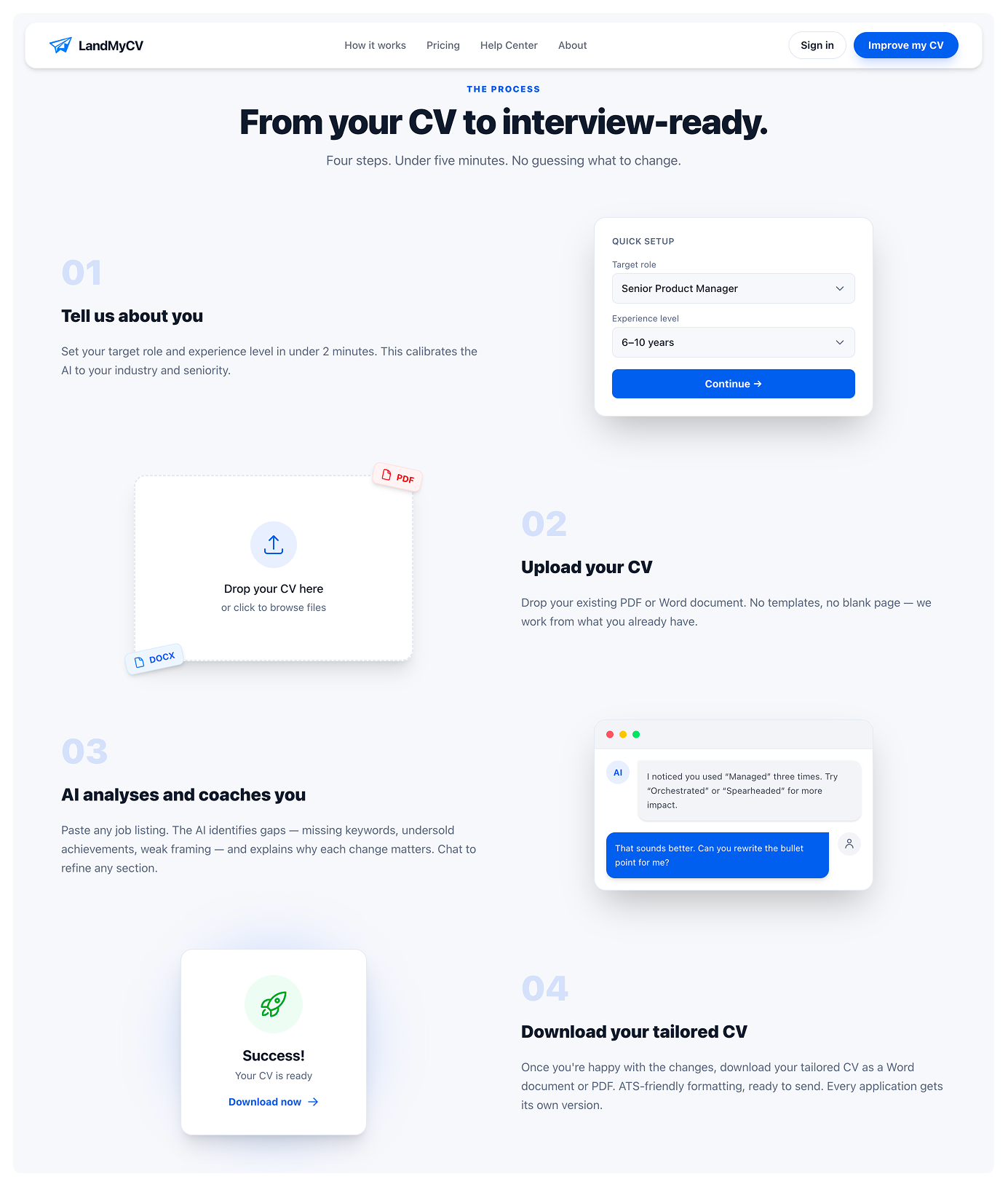 LandMyCV gallery image