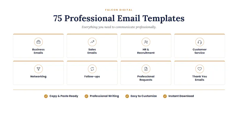 Professional Email Templates screenshot 2