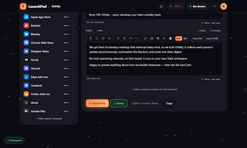 LaunchPad screenshot 3
