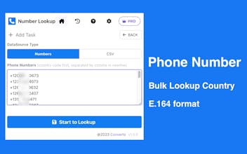 E.164 Phone Number Country Lookup gallery image