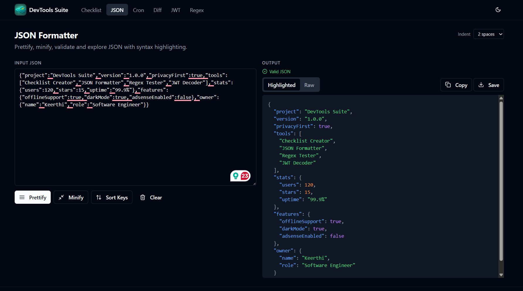 DevTools Suite gallery image