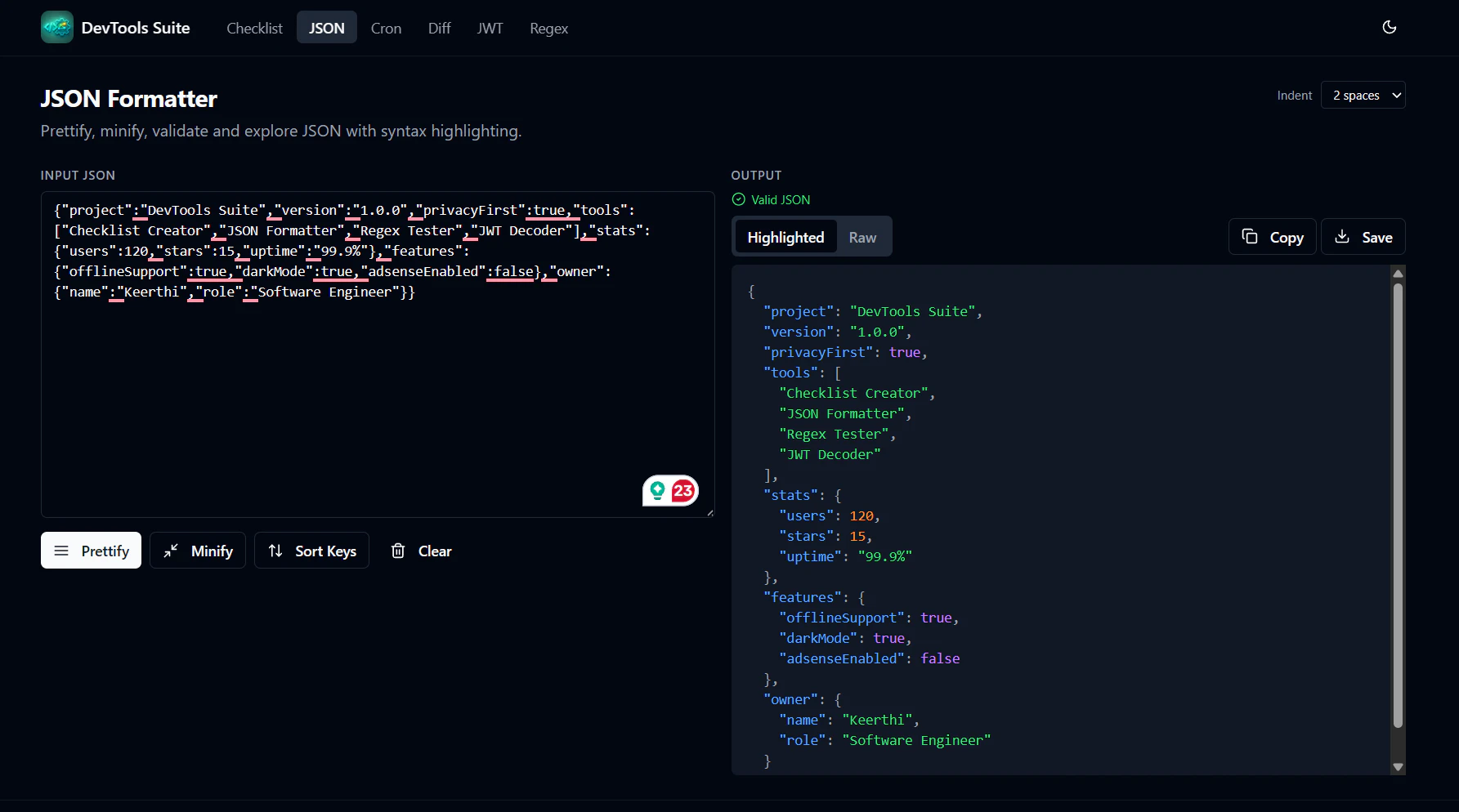 DevTools Suite screenshot 5