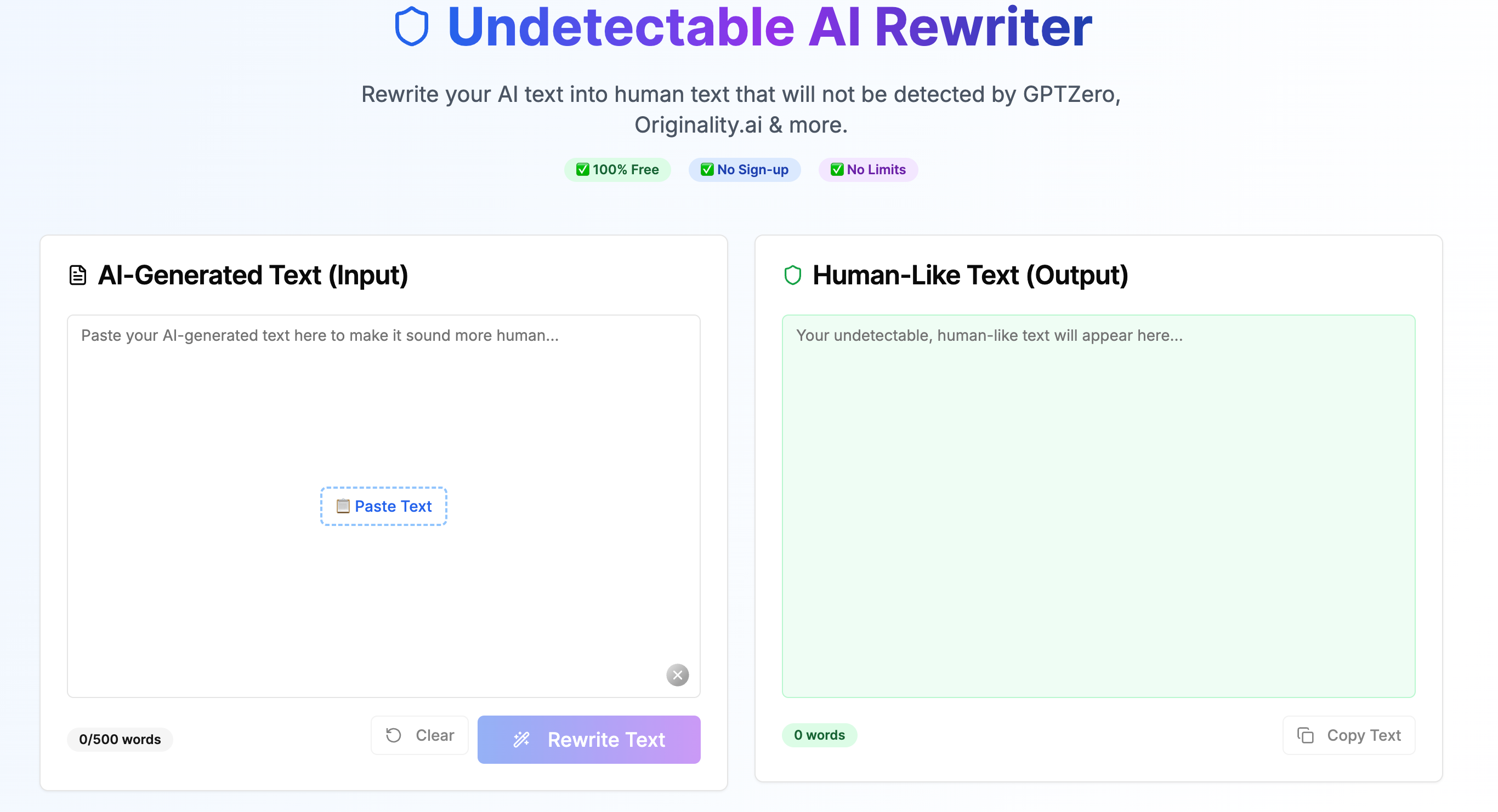 Undetect AI media 2