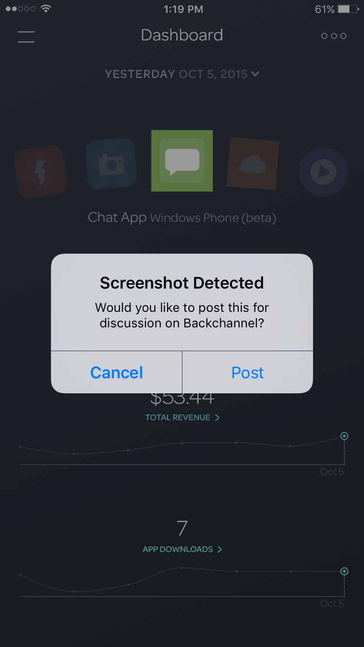 Backchannel gallery image
