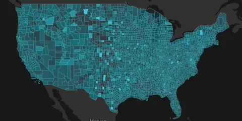 Map of US Employment gallery image