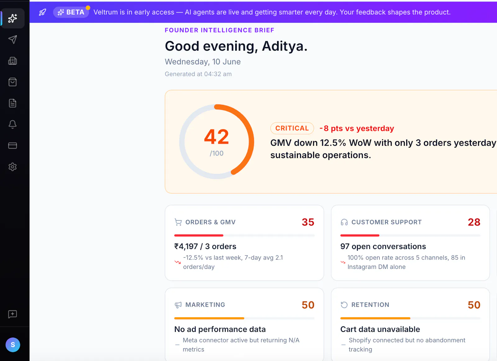 Veltrum.io — The n8n for Commerce screenshot 2