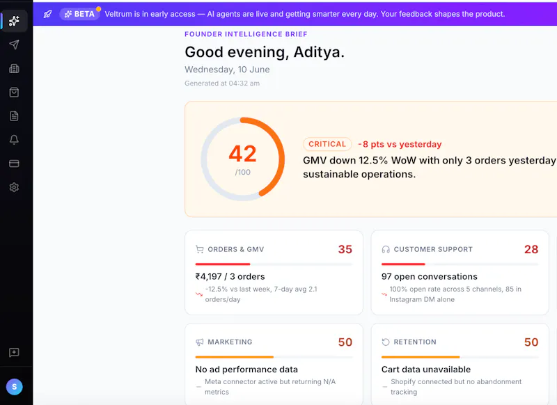 Veltrum.io — The n8n for Commerce screenshot 2