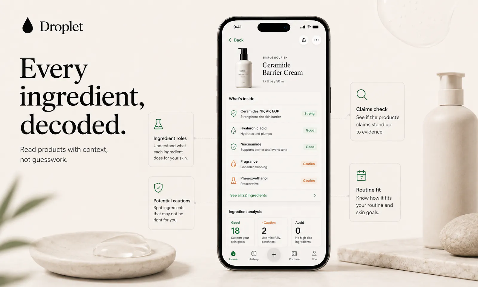 Droplet screenshot 1