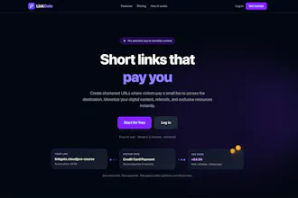 LinkGate β Pay-to-Access URL Shortener gallery image
