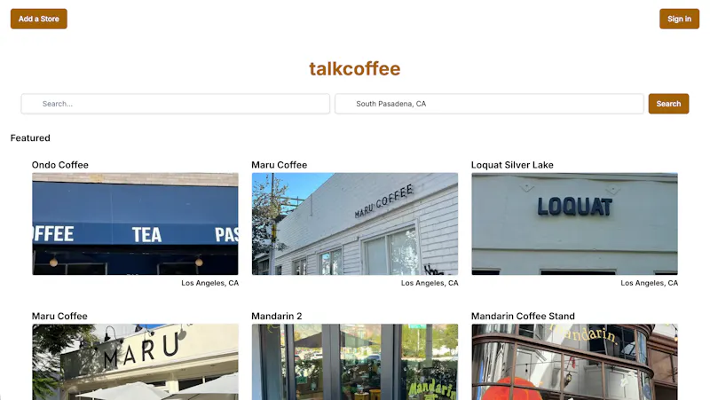 talkcoffee screenshot 1