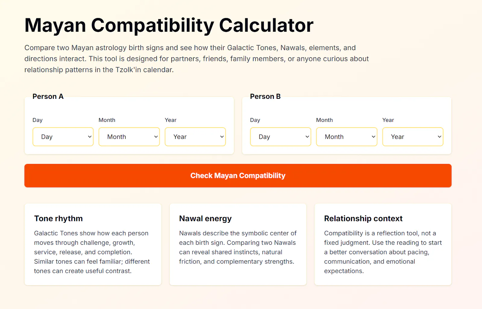 Mayan Astrology Calculator screenshot 6