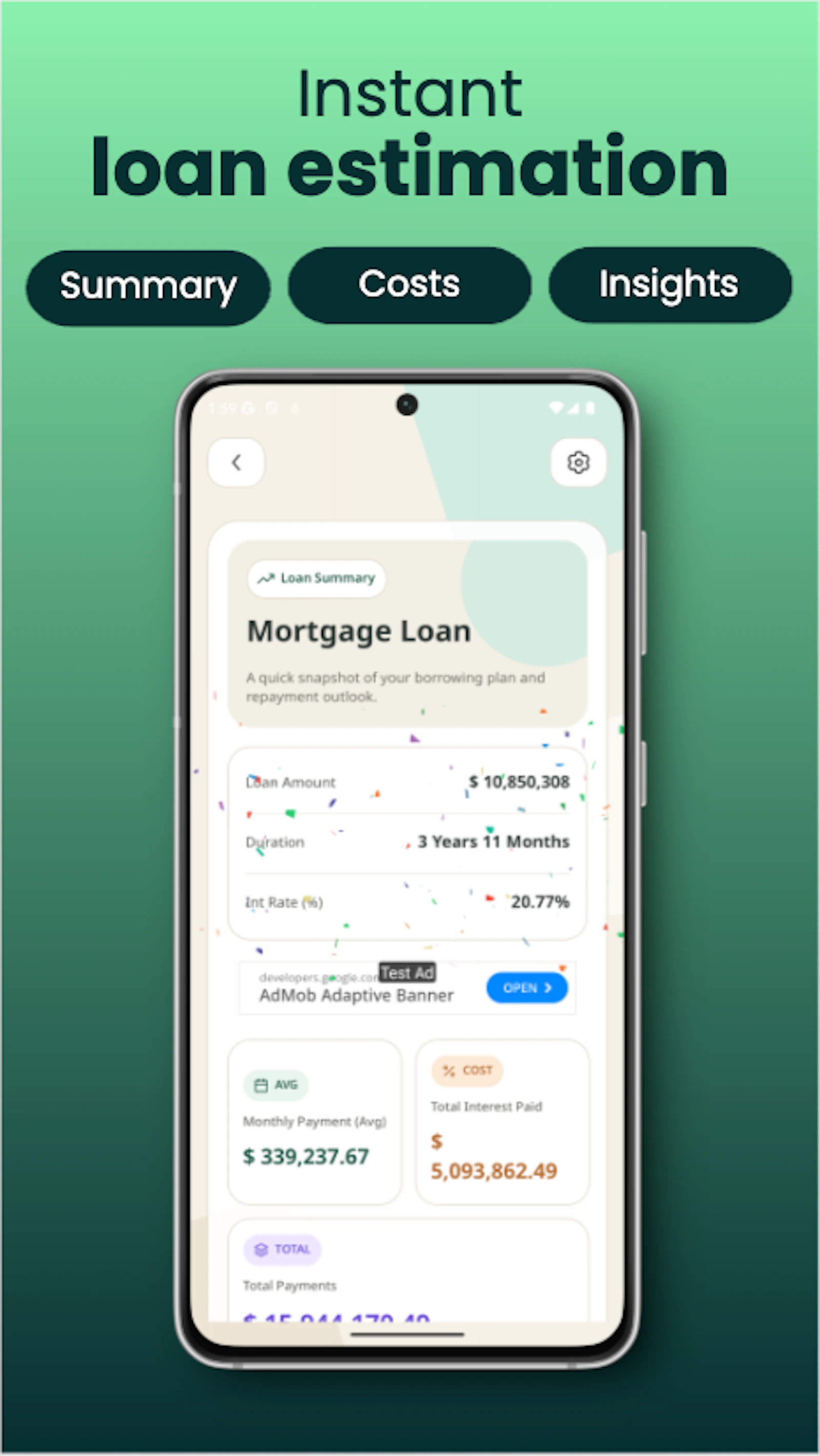 Loan Estimator screenshot 5
