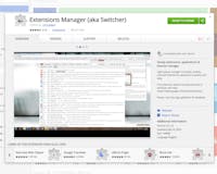Chrome™ Extensions Manager (aka Switcher) media 2