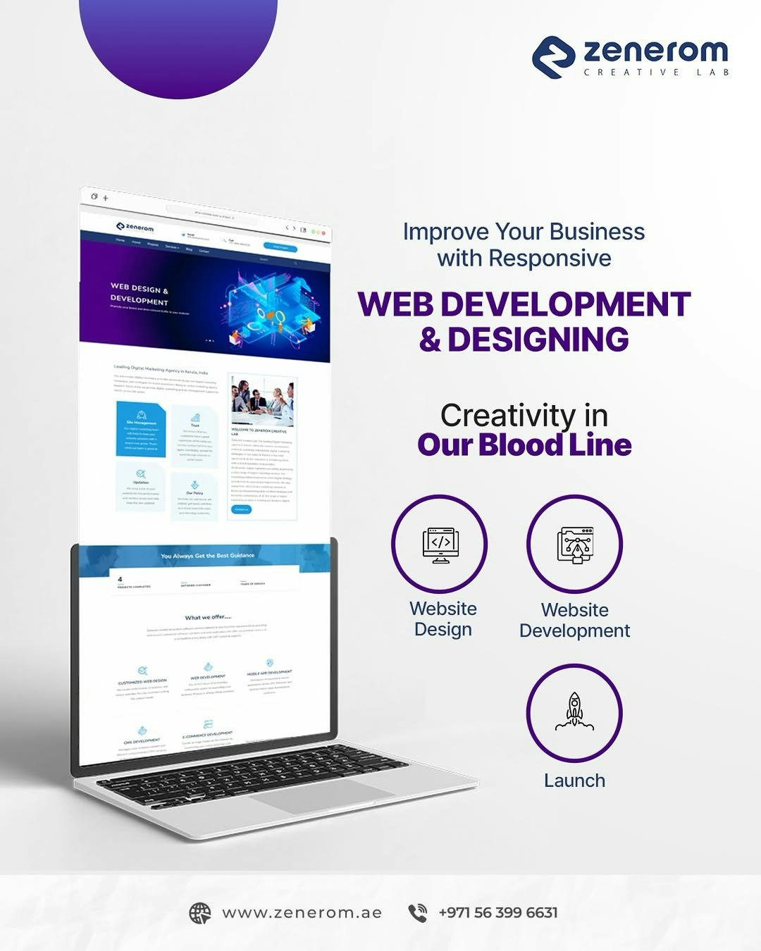 Zenerom UAE - Product Hunt launch logo